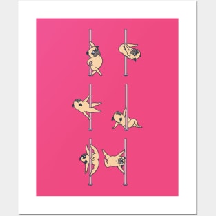 Pugs Pole Dancing Club Posters and Art